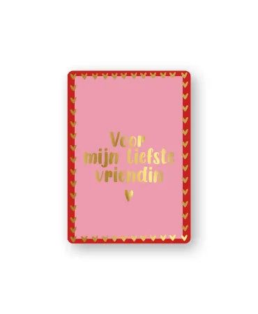 Cadeaukaartjes A7 - Voor mijn liefste vriendin