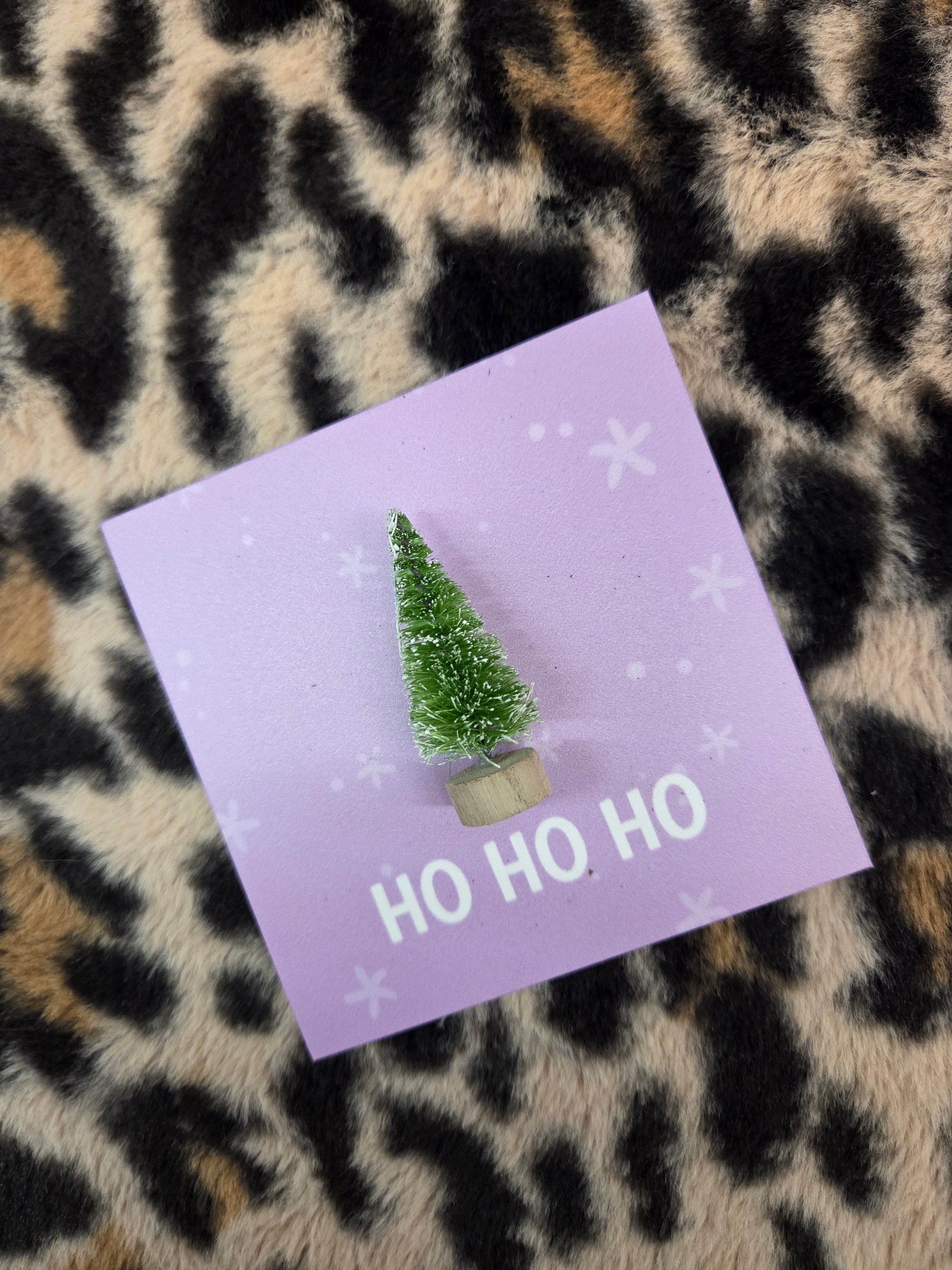 Forex Tegeltje Kerstboom - lila