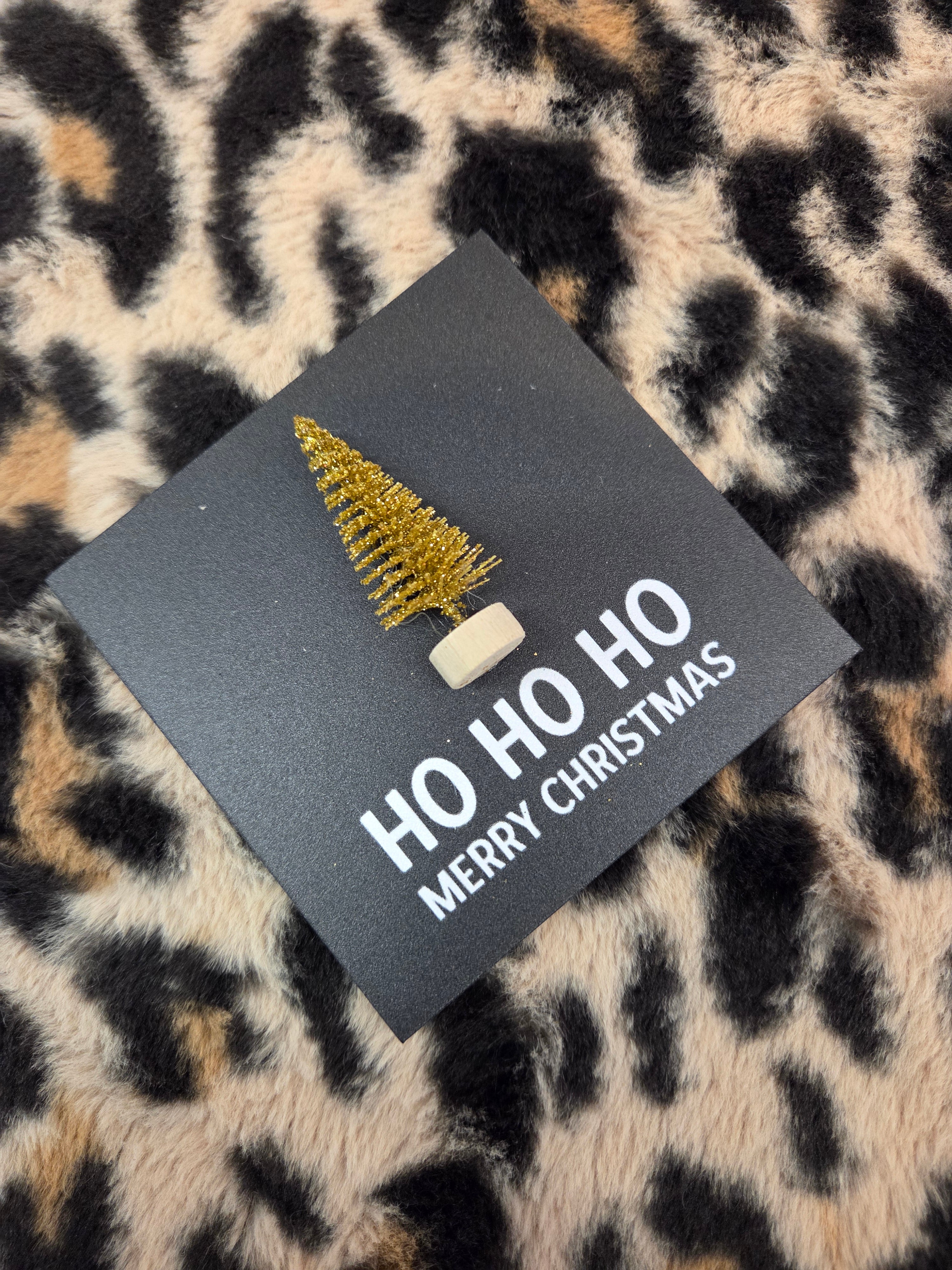 Forex Tegeltje Kerstboom - zwart