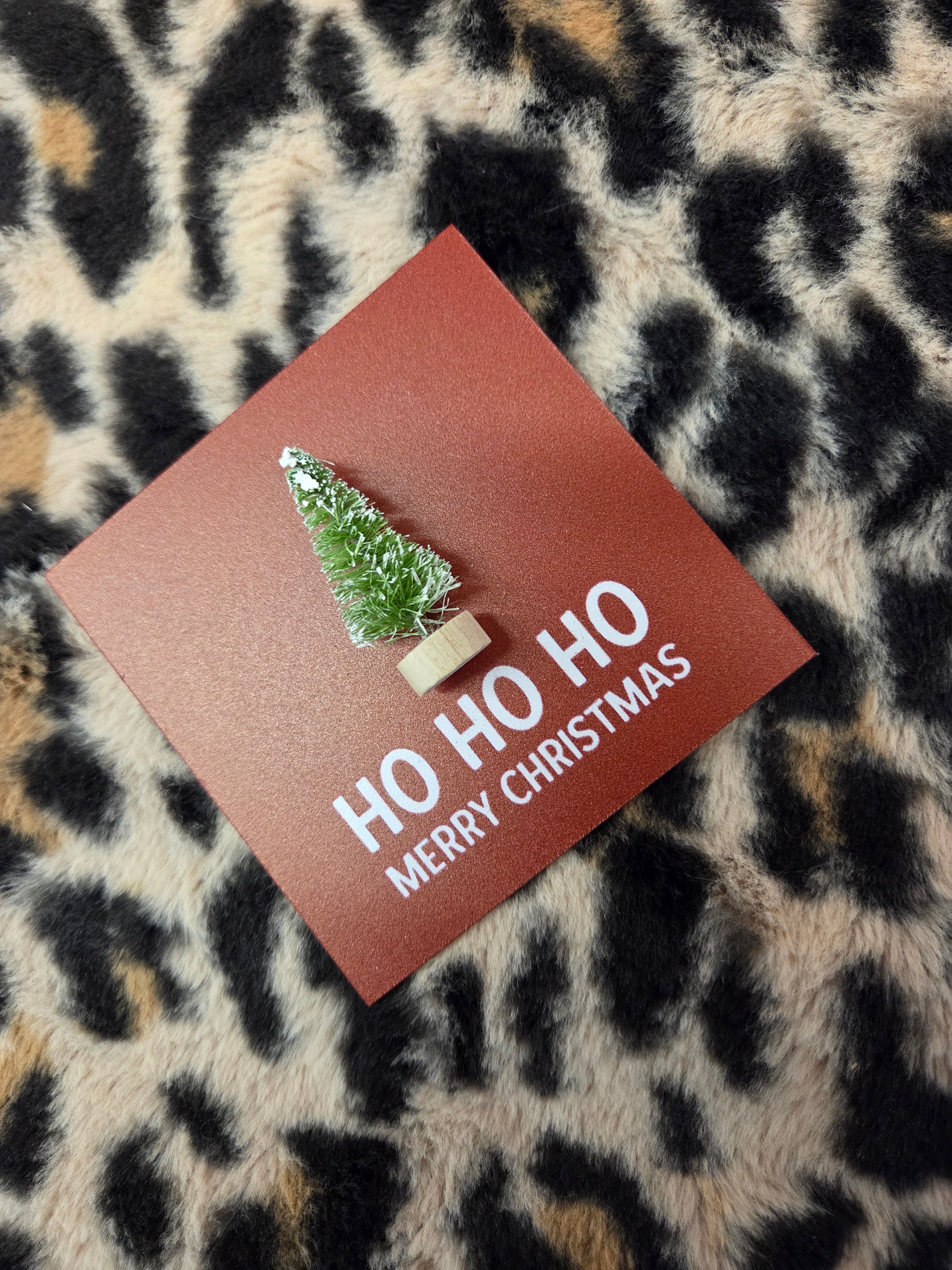 Forex Tegeltje Kerstboom - bordeaux