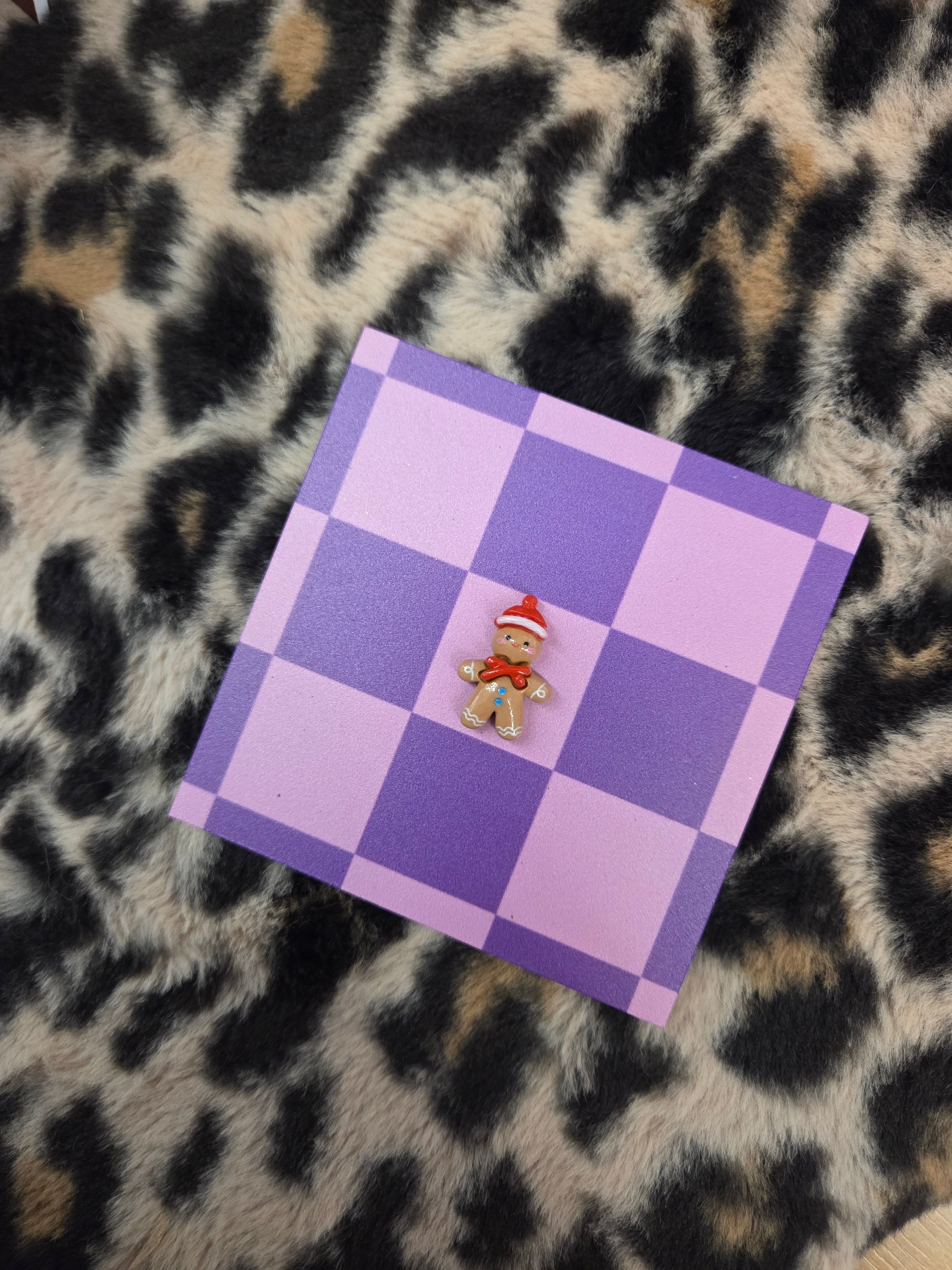 Forex Tegeltje Gingerman - paars/roze