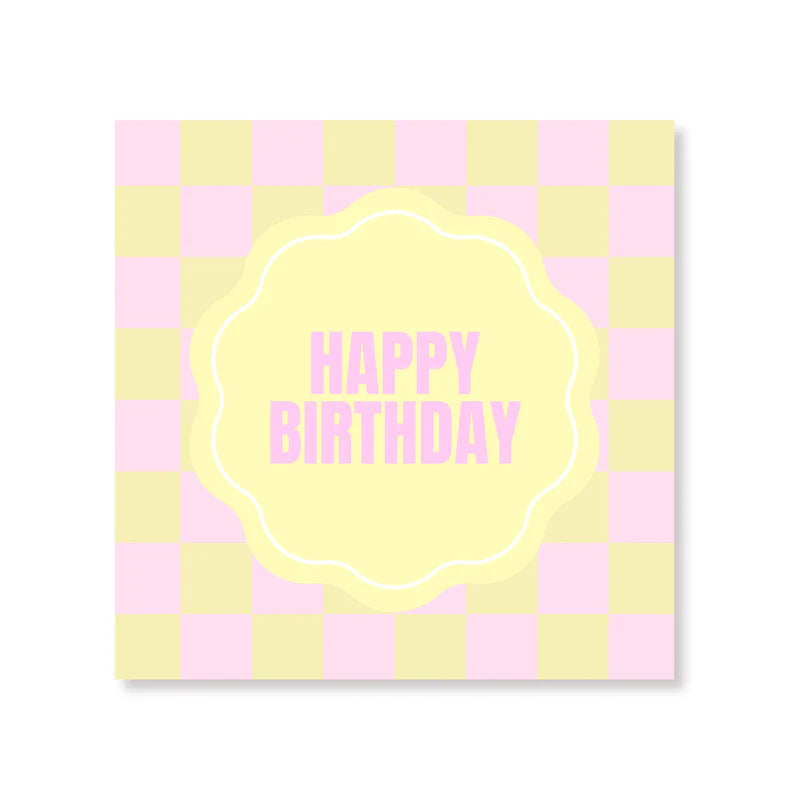 Servetten - happy birthday