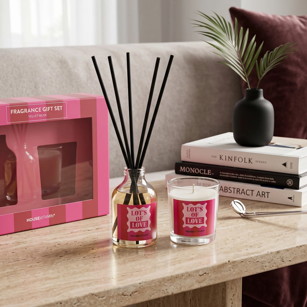 Geurcadeauset Lots Of Love - fluweel muskus
