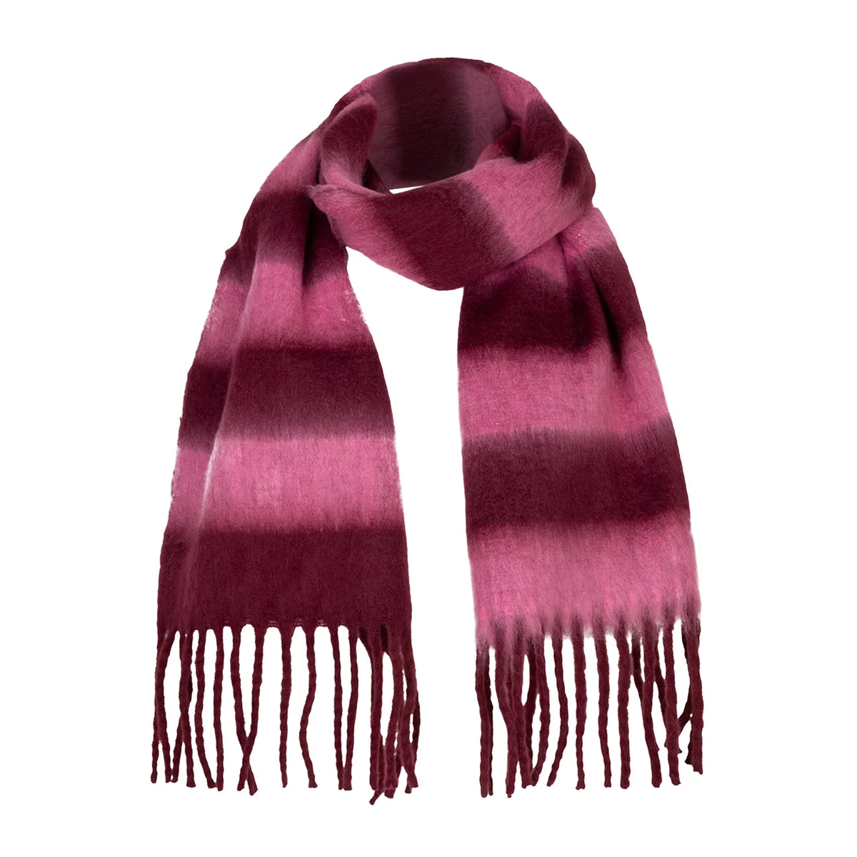 Barbara Scarf - pink/burgundy