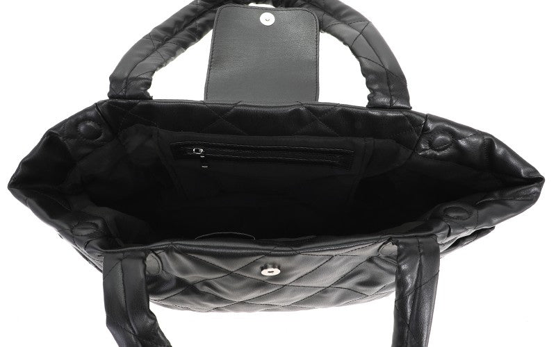 Black La Plata schoudertas / shopper