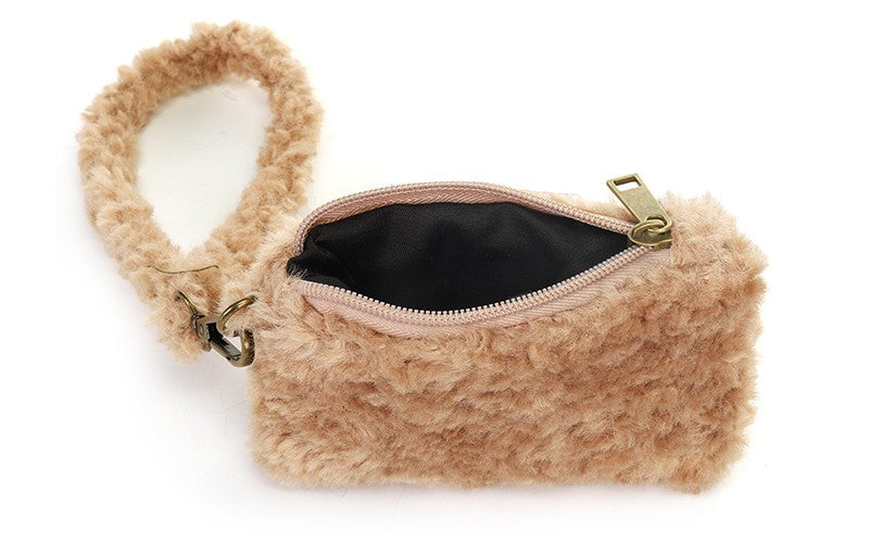 Camel teddy portemonneetje Fien