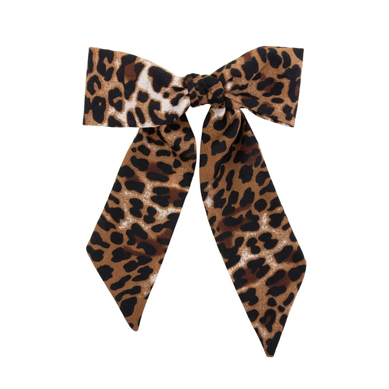 Leopard Bow Hairclip