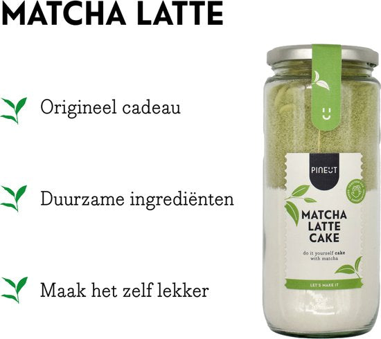 Pineut Matcha Latte Cake Pot