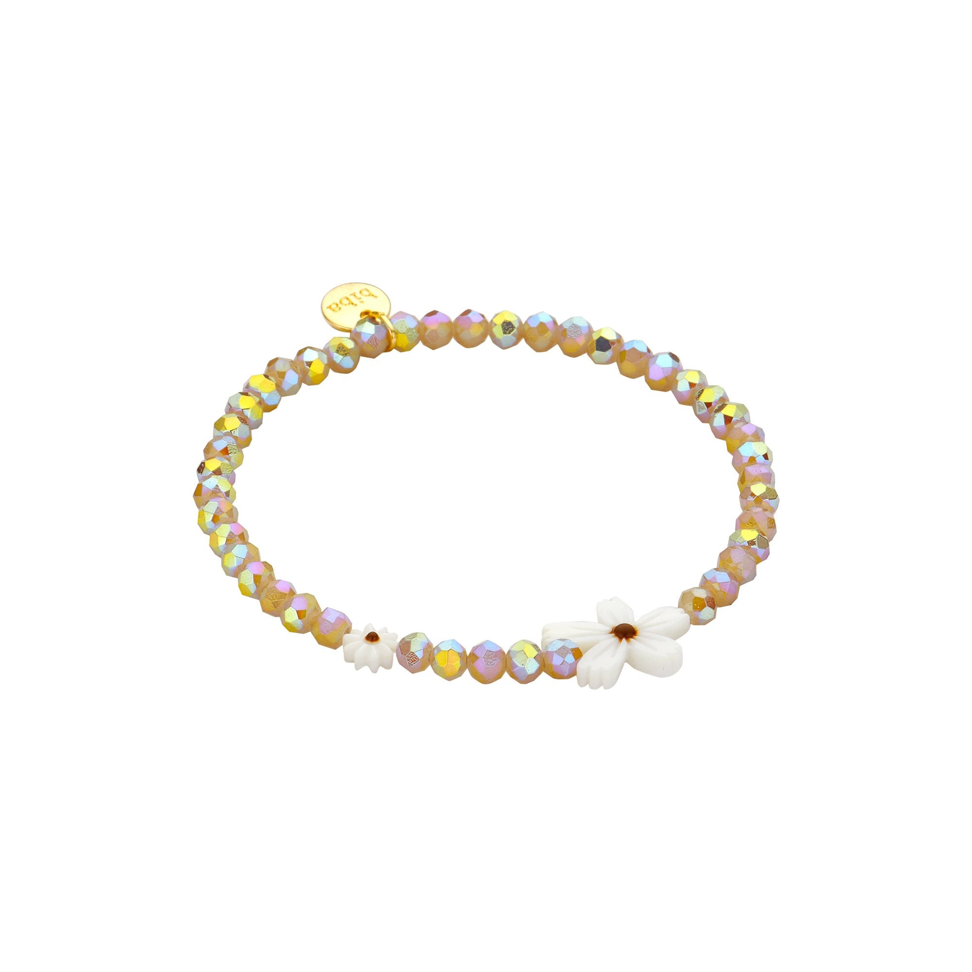 Biba Armbandje Flower - taupe