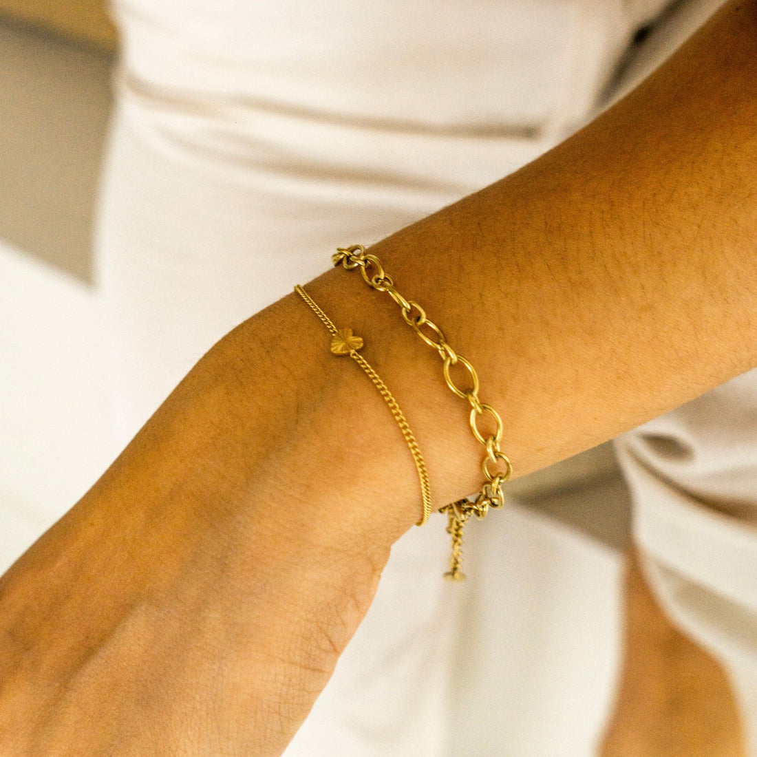 Armbandje Flamed Heart