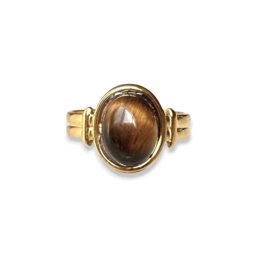 Ring Brown Stone