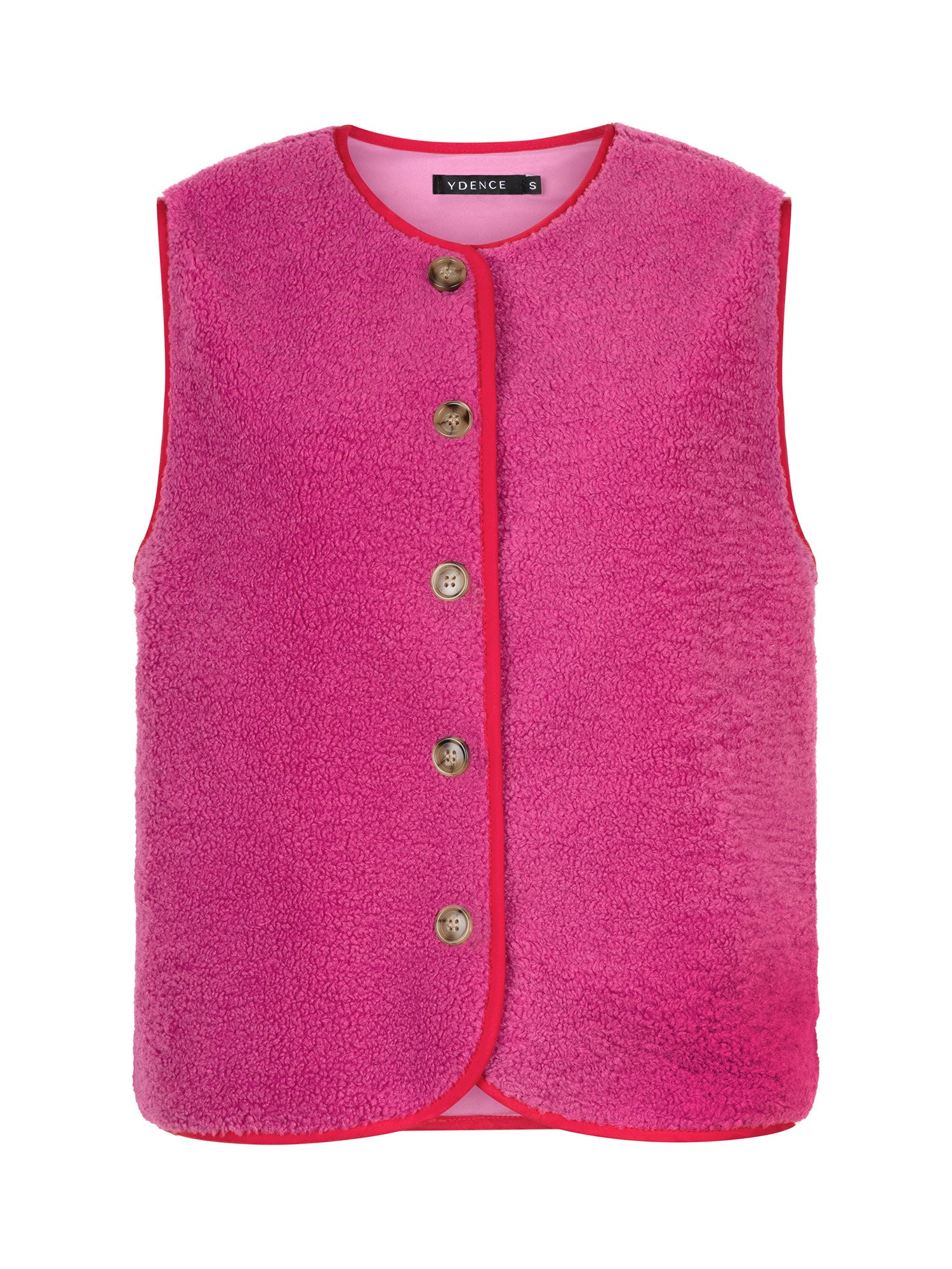 Ydence Gilet Puck - fuchsia purple