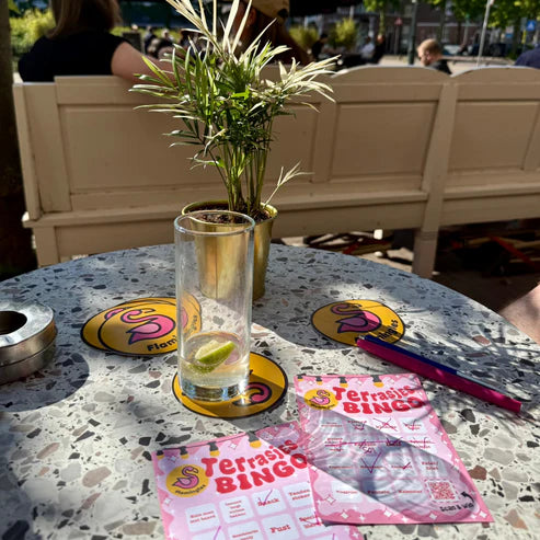 Terrasjes Bingo - Hét spel voor bij de borrel