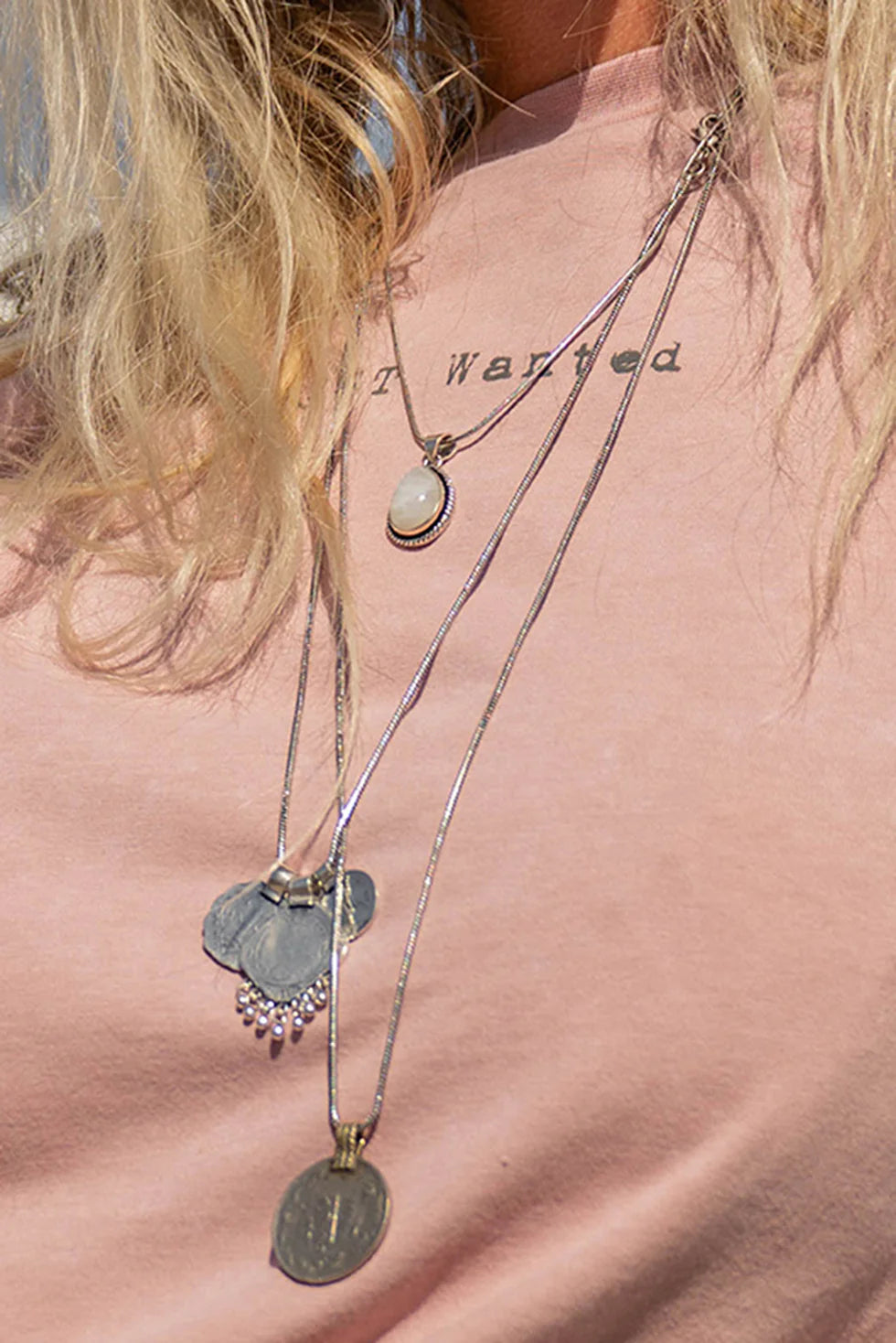 MW Tammy Single Coin Necklace 80cm