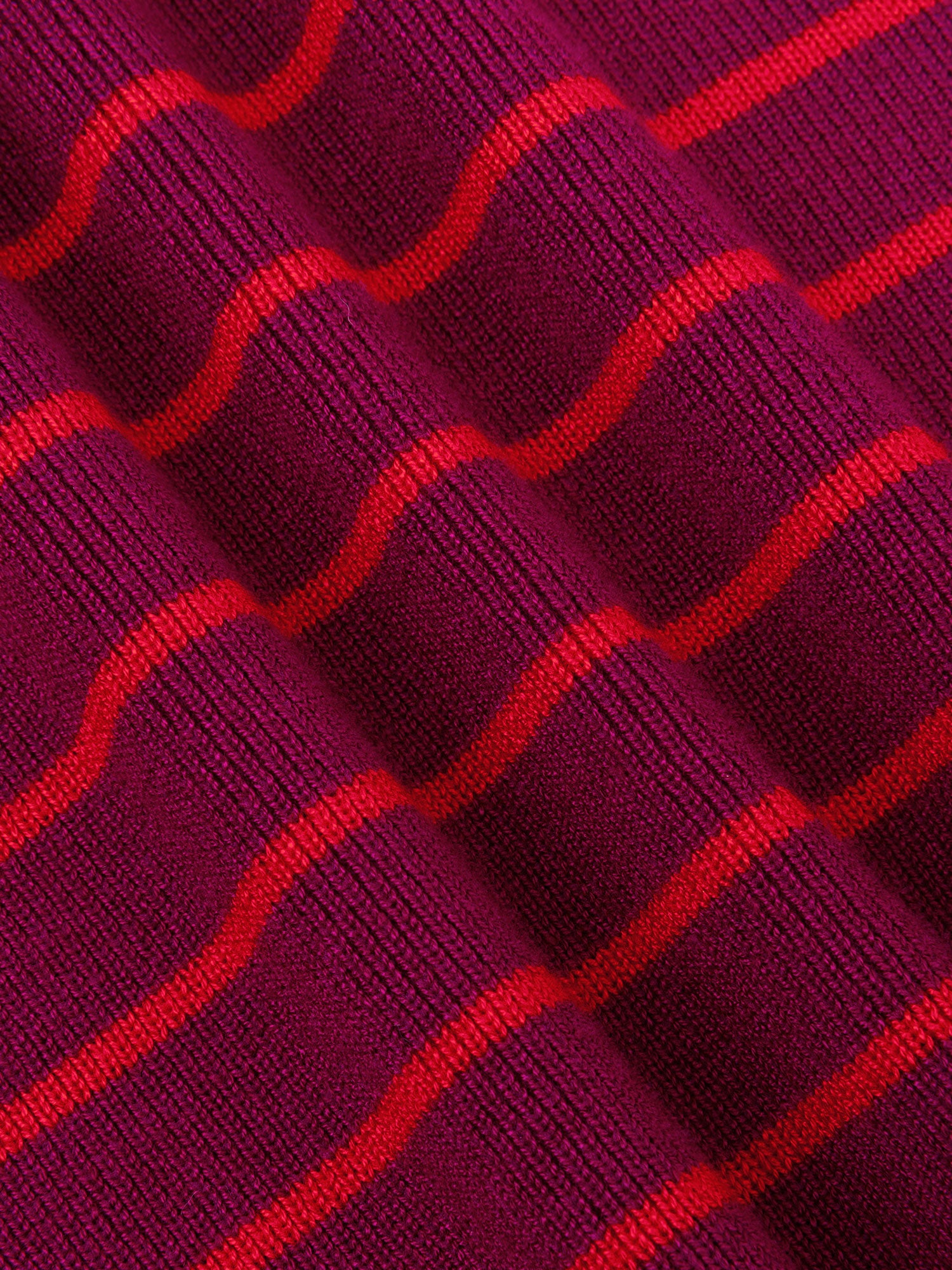 Ydence Knitted Top Devina - fuchsia purple