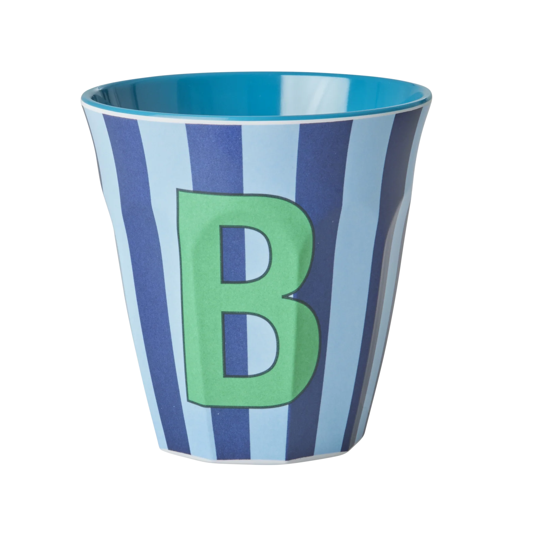 Rice Beker - Blauw - B - Stripes