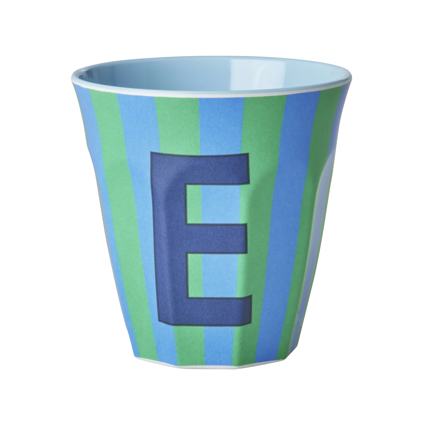Rice Beker - Blauw - E - Stripes
