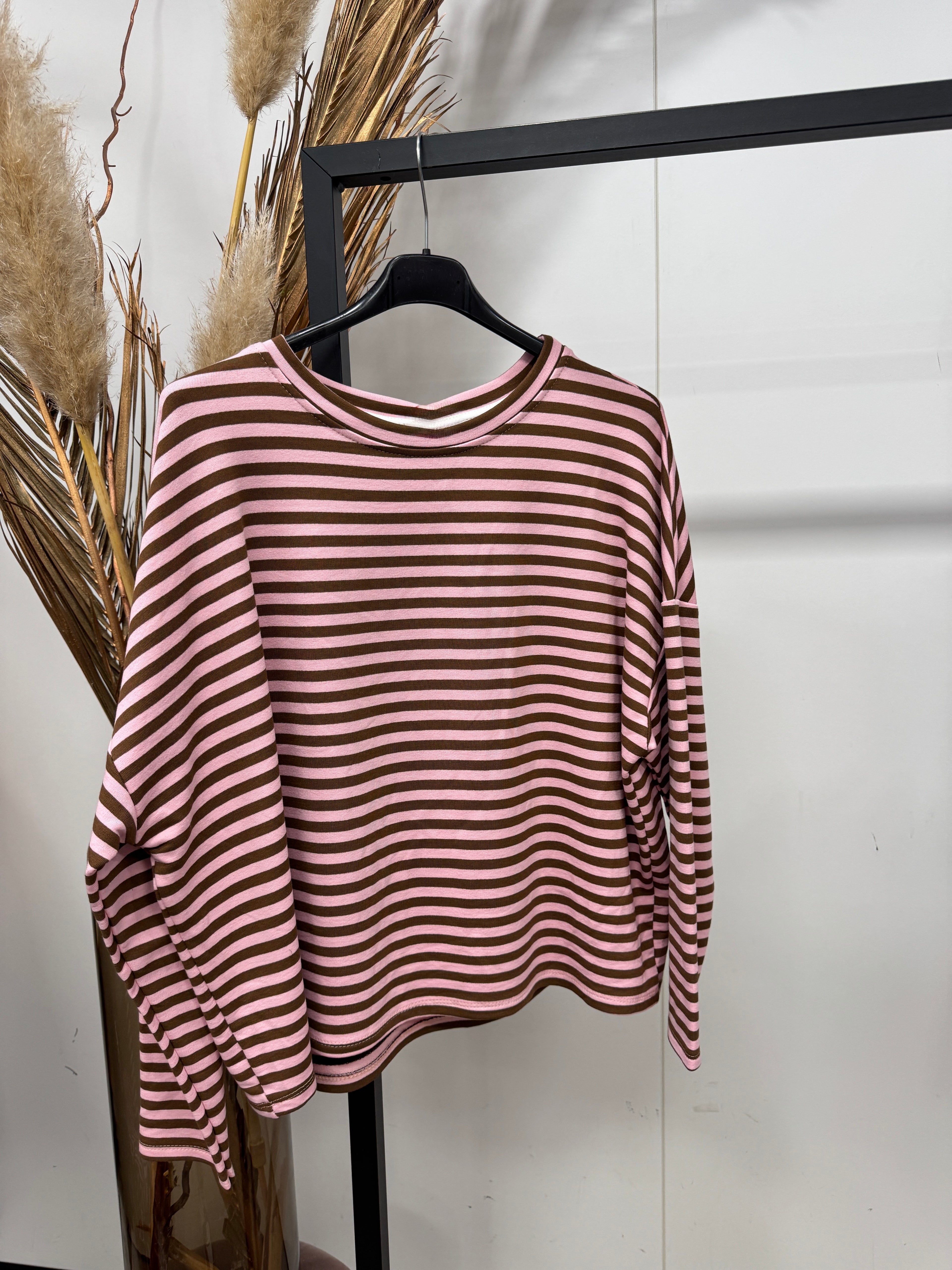 Top Nola - lichtroze/bruin