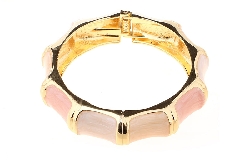 Armband Jitske - naturel roze