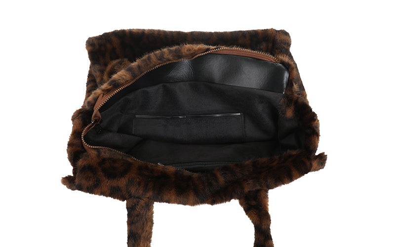 Shopper Monterosa - panter bruin
