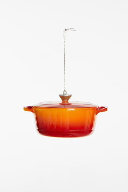 Kerstornament Gietijzeren Pan Oranje