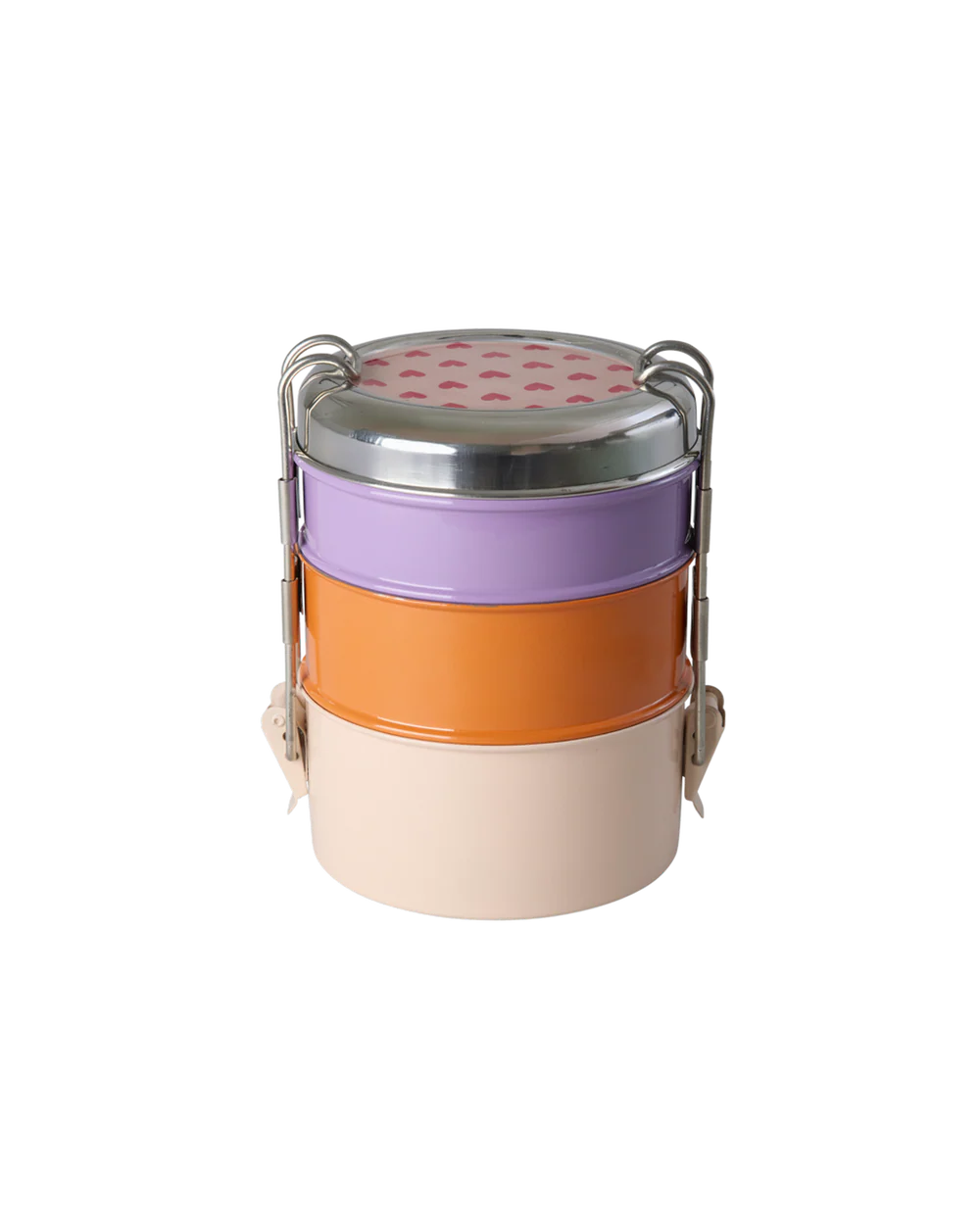 Rice Rond Roestvrijstalen Lunchbox - Heart