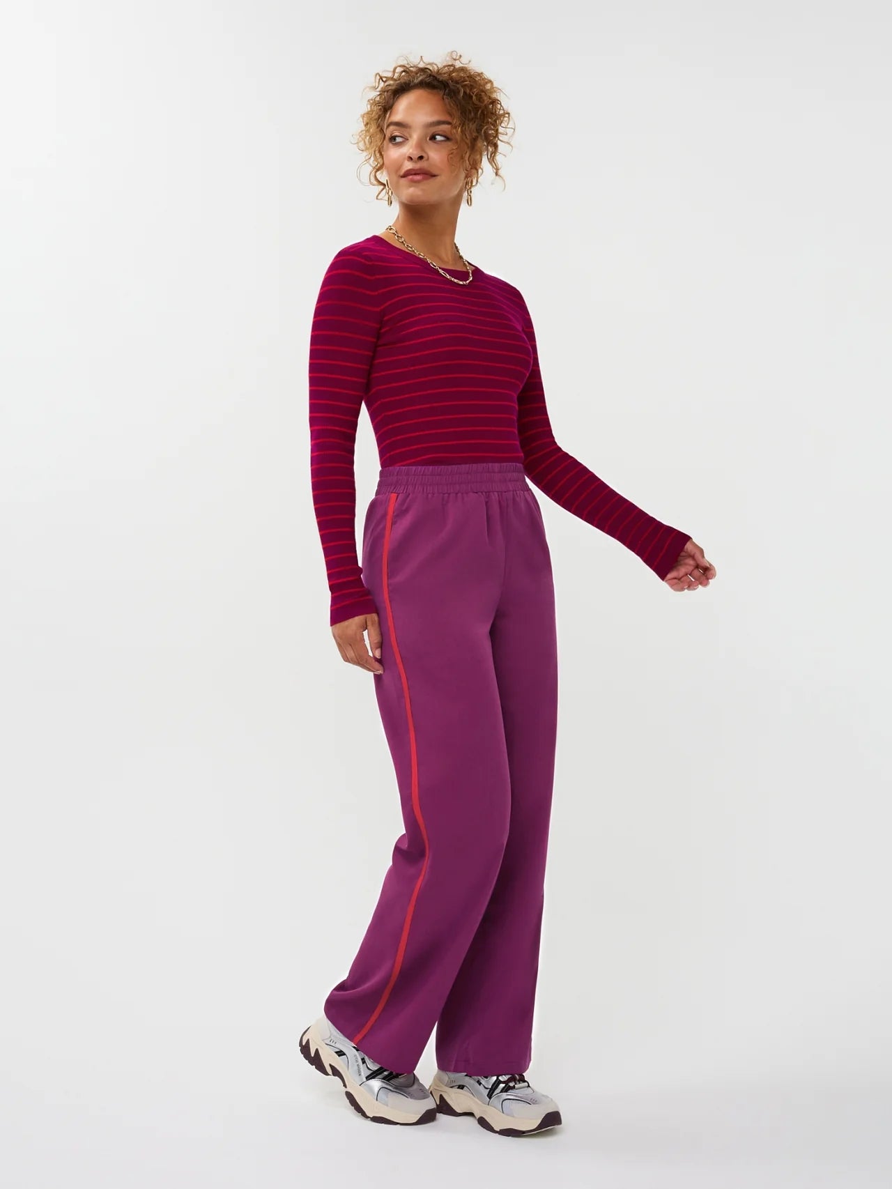 Ydence Pants Zizi - fuchsia red