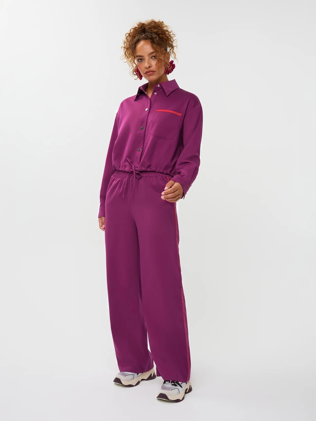 Ydence Pants Zizi - fuchsia red