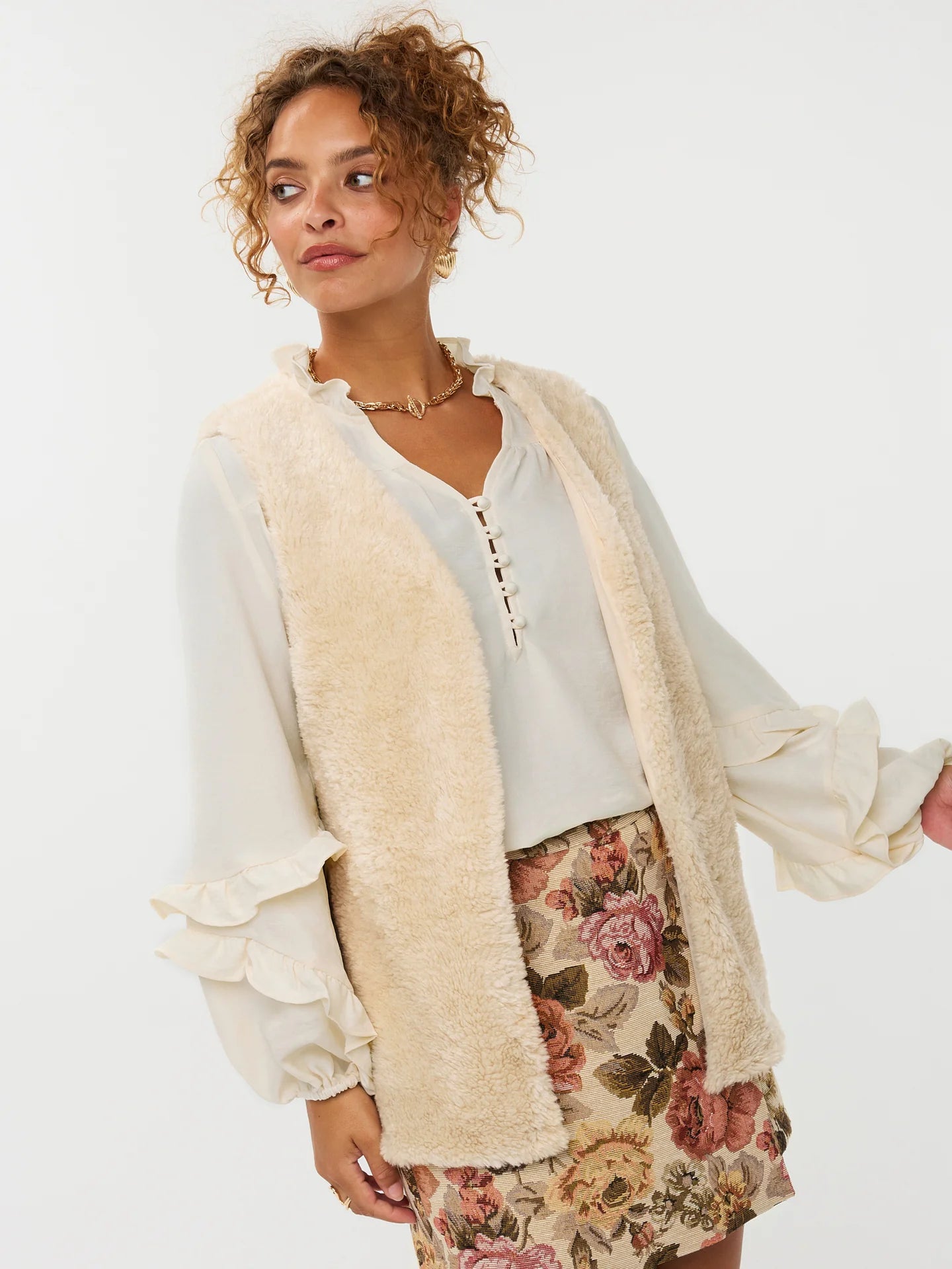 Ydence Blouse Jacky - ecru