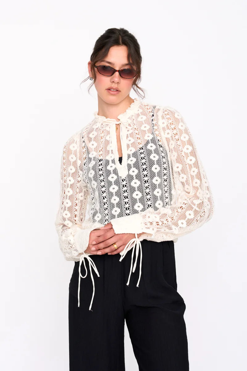 24C Kanten Blouse - off white