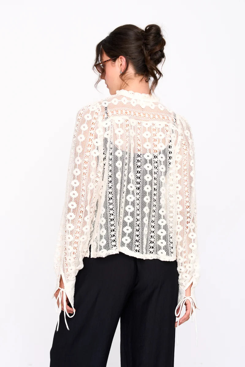 24C Kanten Blouse - off white