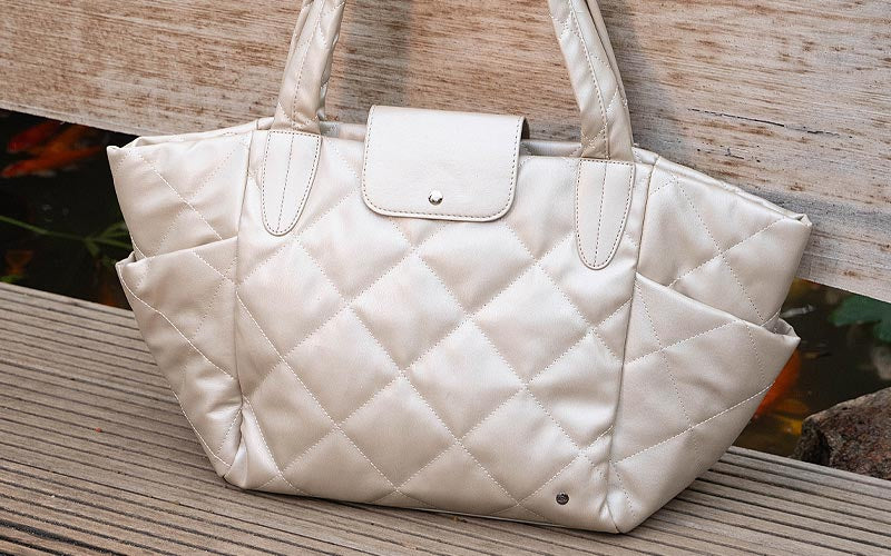 Metallic La Plata schoudertas / shopper