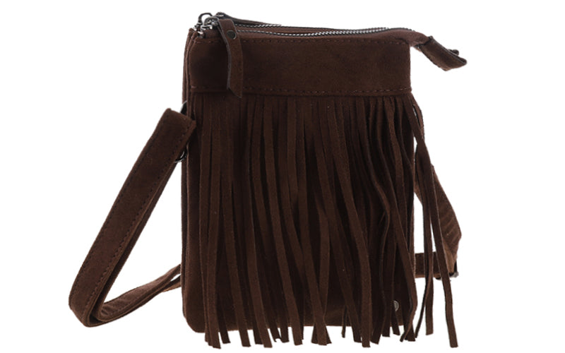 Telefoon/schoudertasje Lados - browny