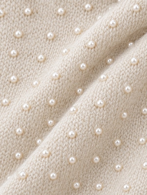 Driehoek Sjaaltjes Pearly - beige
