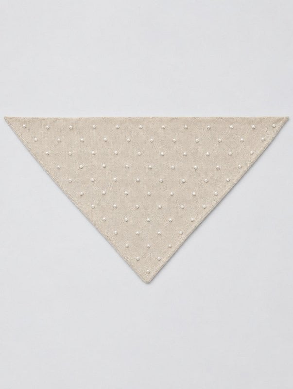 Driehoek Sjaaltjes Pearly - beige