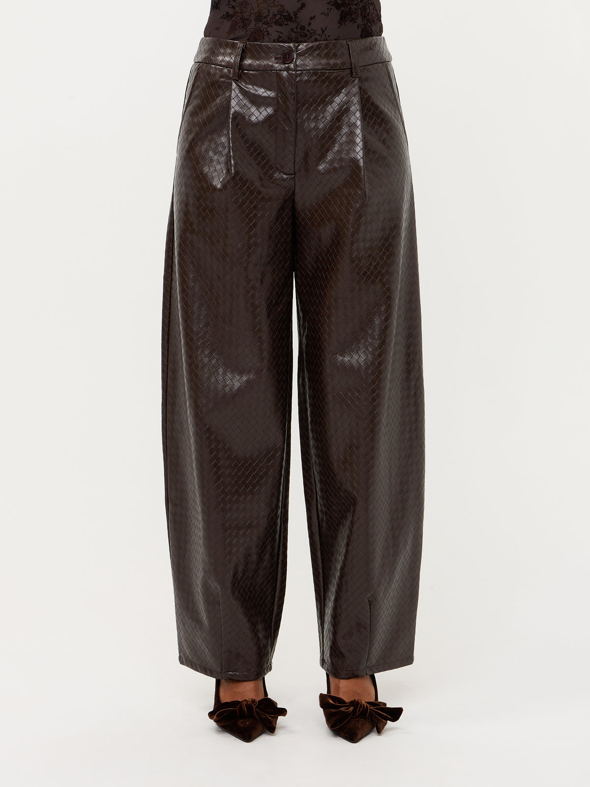 Pants Tasha - dark brown