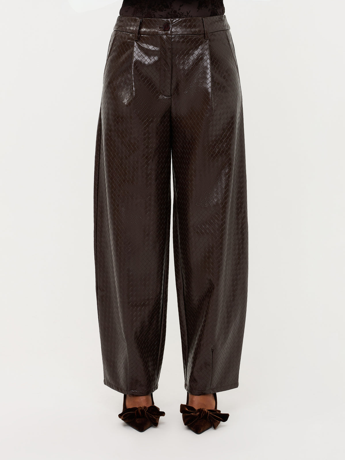 Pants Tasha - dark brown