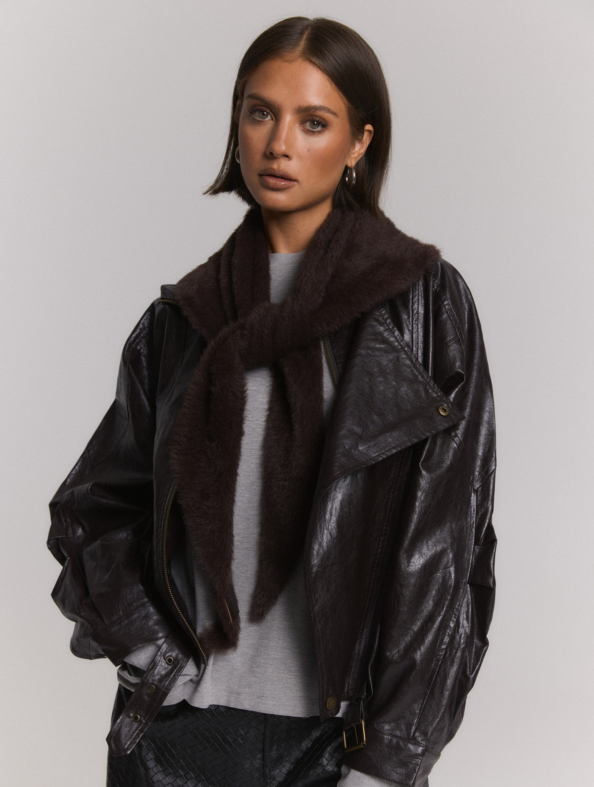 Jacket Lee Buckle - choc brown