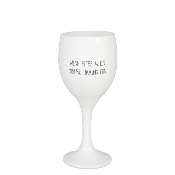 Wijnglas Kaars Wine Flies