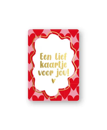 Cadeaukaartjes A7 - Een lief kaartje voor jou