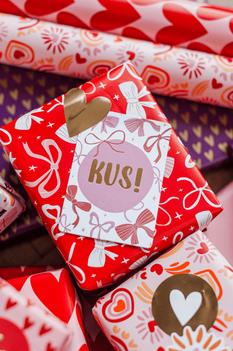 Wenskaarten A6 - Kus!