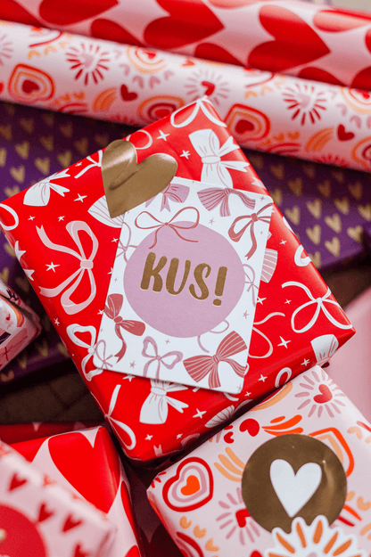 Wenskaarten A6 - Kus!