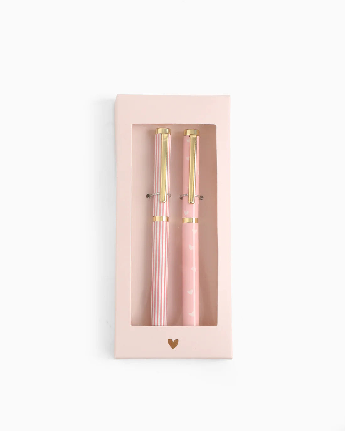 Pennenset | Pink Stripes &amp; Hearts