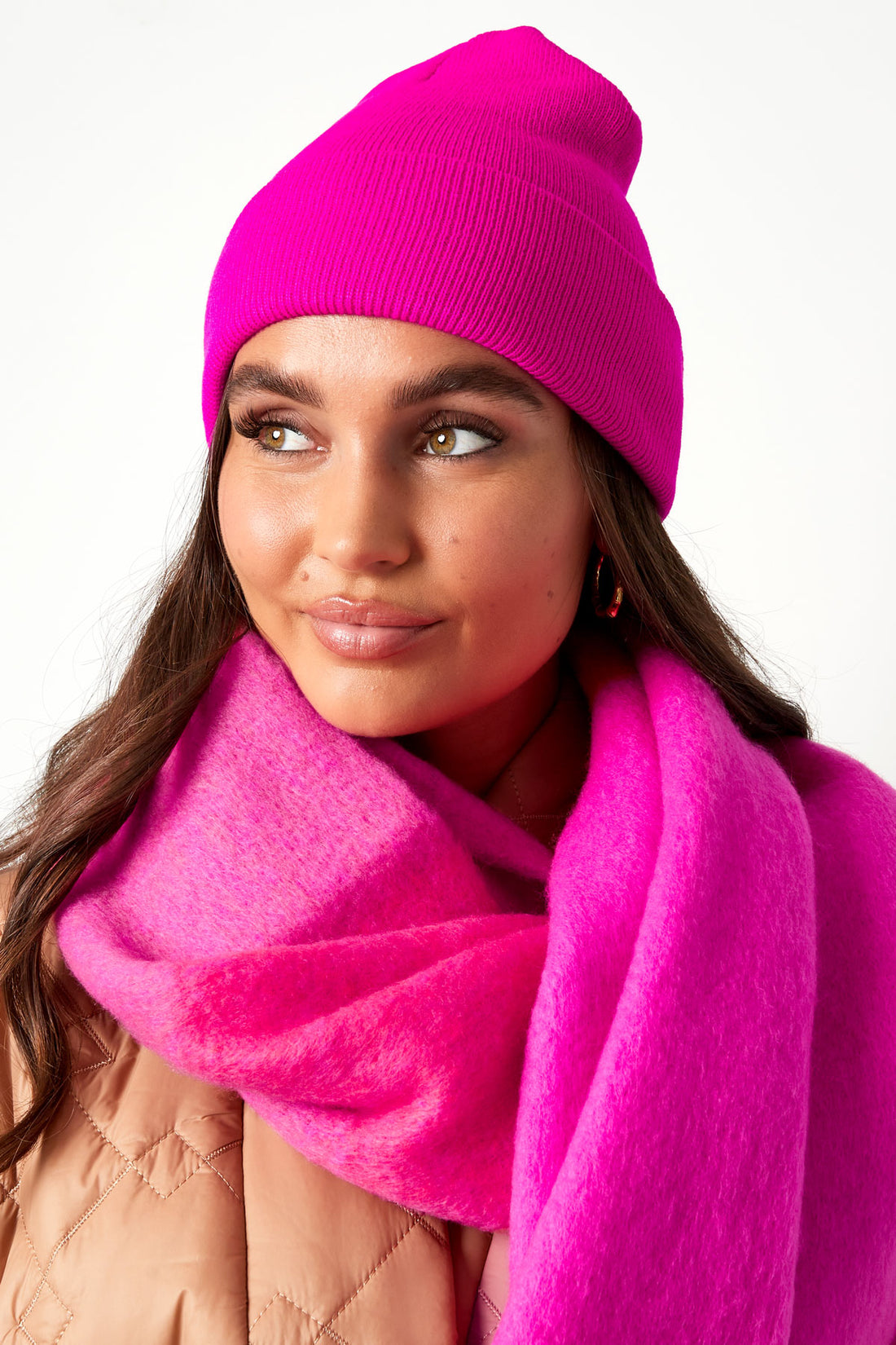 Everday Beanie - hotpink