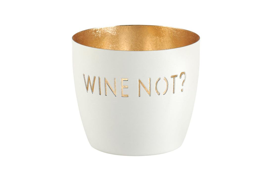 Waxinelichthouder Wine not?