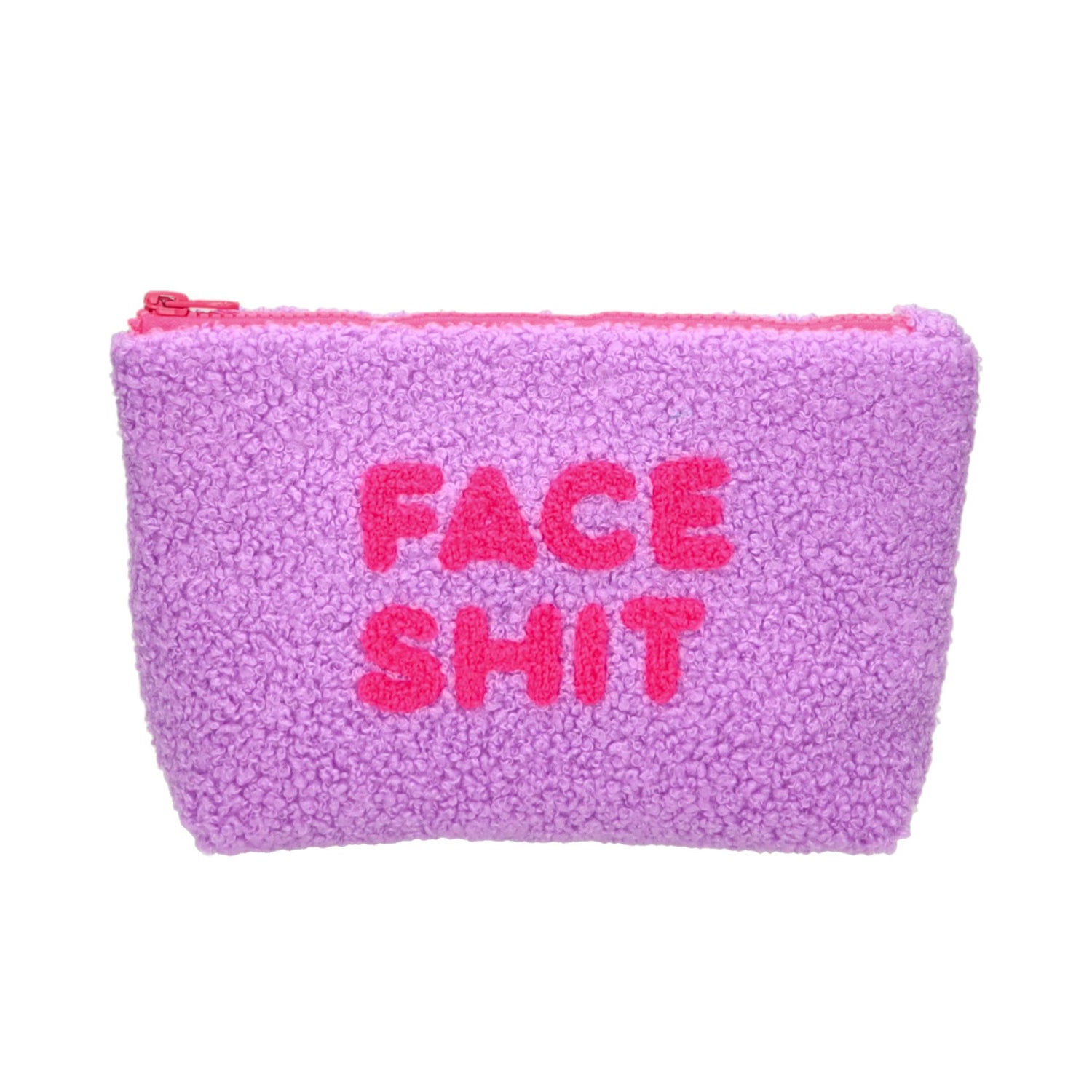 Toilettas Teddy Face Shit - lila