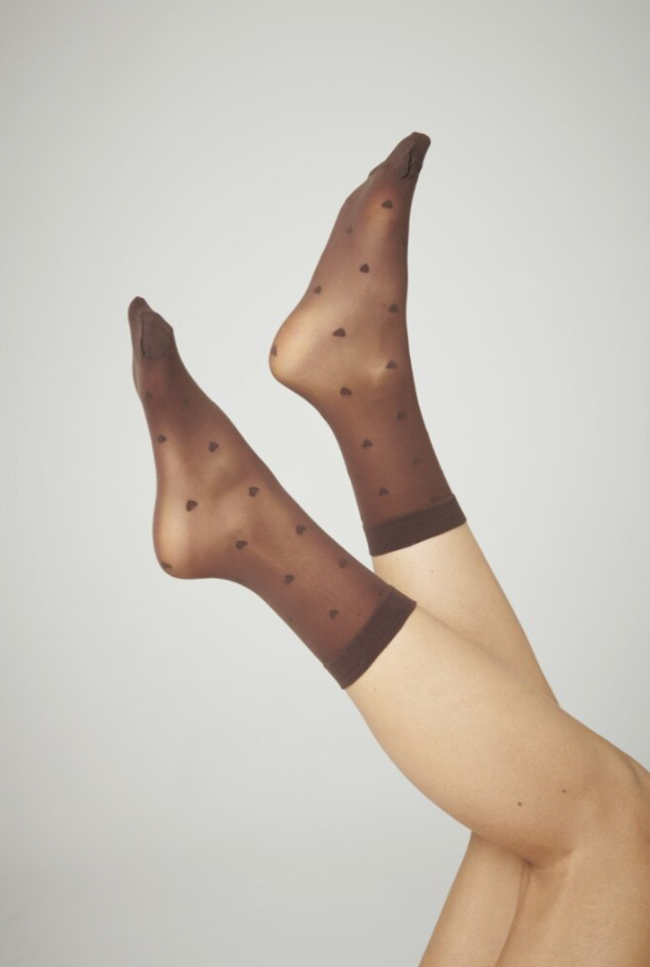 Mp Enkelkousjes Heather - bruin