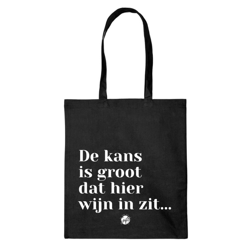Katoenen Tas - De kans is groot