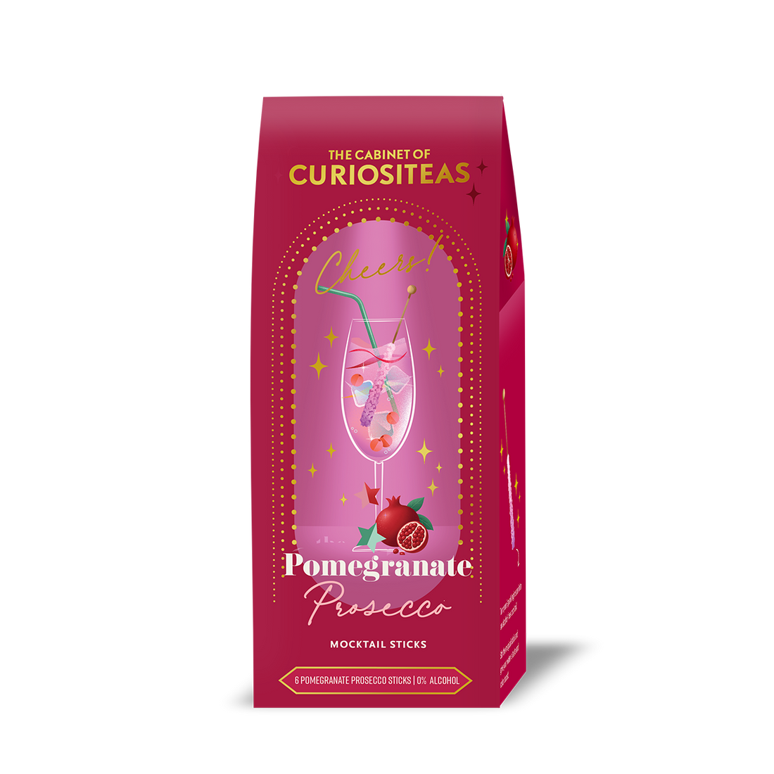 Pomegranate Prosecco Drinks Sticks (6 in one box)