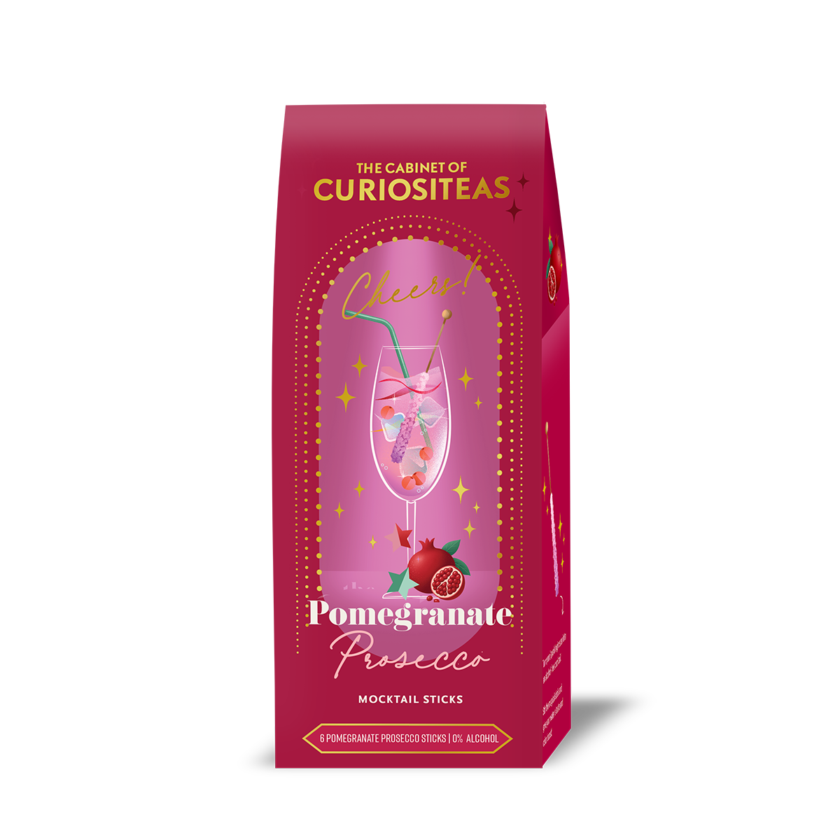 Pomegranate Prosecco Drinks Sticks (6 in one box)